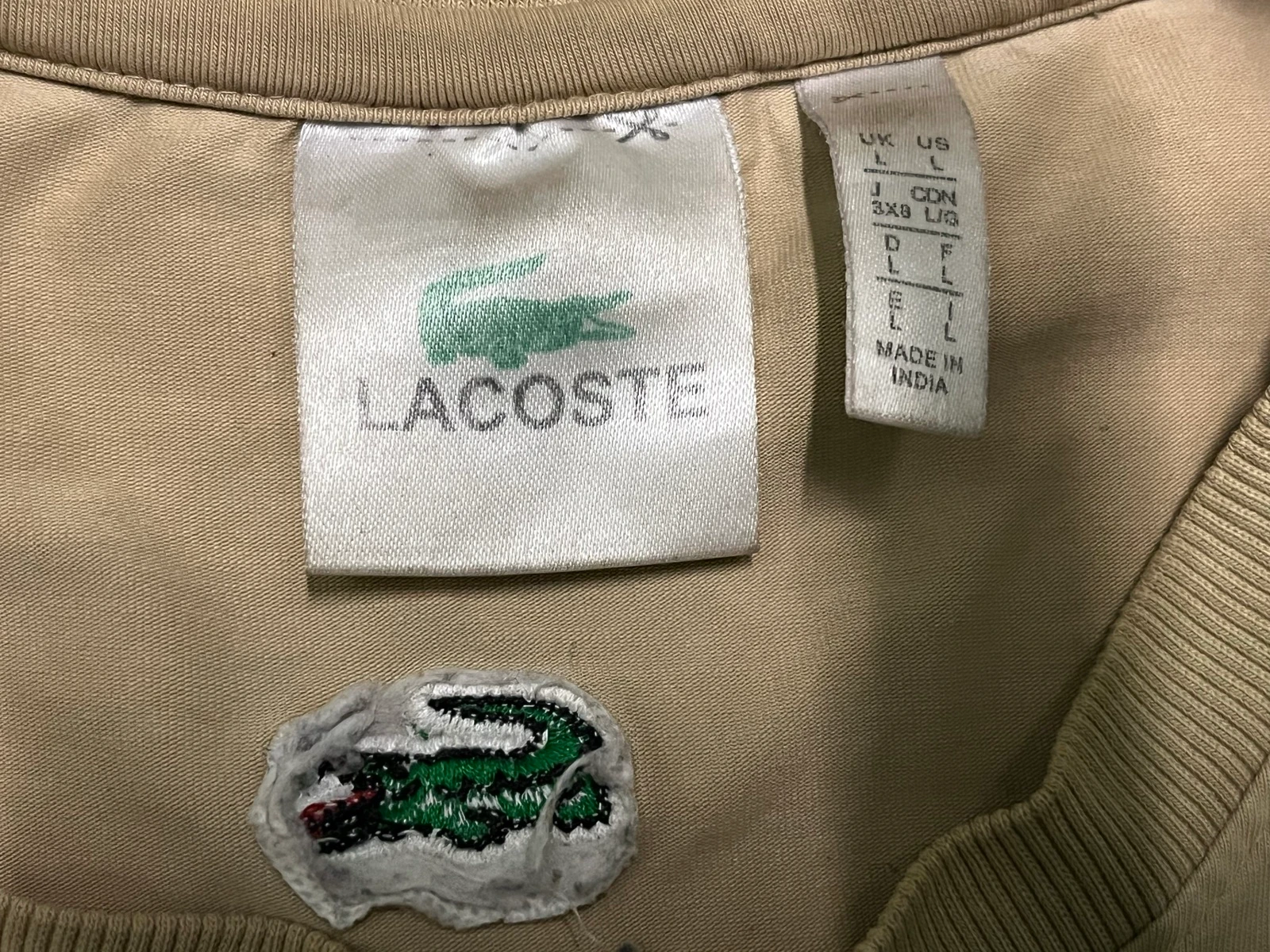 Camiseta con bordados Lacoste – photo 3